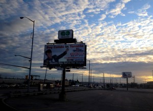 A terrible shot of an amazing sunrise on the bus ride home.